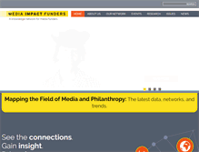 Tablet Screenshot of mediaimpactfunders.org